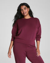 SPANX AirEssentials® Crewneck | Plum Berry